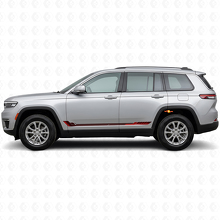Autocollant en vinyle bandes latérales style course pour Jeep Grand Cherokee 2021+_3