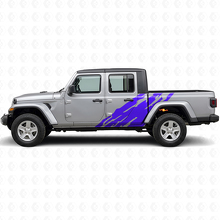 Autocollant en vinyle graphique éclaboussures de boue latéral pour Jeep Gladiator 2020+_2