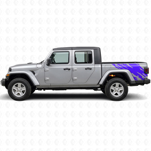 Autocollant vinyle graphique éclaboussures de boue arrière latéral pour Jeep Gladiator 2020+_2