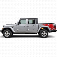 Autocollant vinyle graphique éclaboussures de boue arrière latéral pour Jeep Gladiator 2020+_3