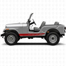 Kit de bandes latérales décoratives en vinyle pour Jeep CJ-5 1955-1983_3
