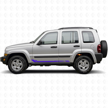 Autocollant latéral à rayures en nid d'abeille pour Jeep Liberty 2002-2012_2