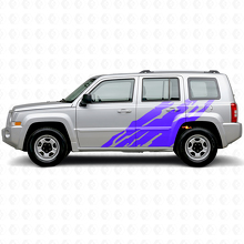 Autocollant en vinyle graphique éclaboussures de boue latéral pour Jeep Patriot 2007-2017_2