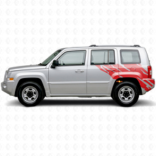 Autocollant en vinyle graphique éclaboussures de boue pour côté arrière Jeep Patriot 2007-2017_3
