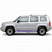 Autocollant latéral en vinyle à rayures nid d'abeille pour Jeep Patriot 2007-2017_2
