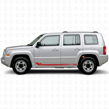 Autocollant latéral en vinyle à rayures nid d'abeille pour Jeep Patriot 2007-2017_3