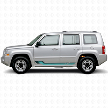 Autocollants vinyle bandes latérales style vintage pour Jeep Patriot 2007-2017_2