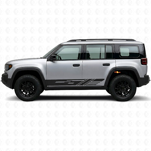 Autocollant en Vinyle à Bandes Latérales Décorées pour Jeep Recon 2026+_1
