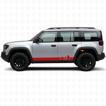 Autocollant Vinyle Latéral Rayures Larges Montagnes pour Jeep Recon 2026+_3