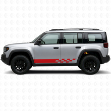 Autocollant latéral vinyle à rayures damier pour Jeep Recon 2026+_3