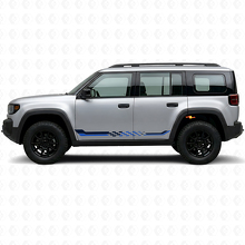 Autocollant en vinyle à rayures latérales damier pour Jeep Recon 2026+_2