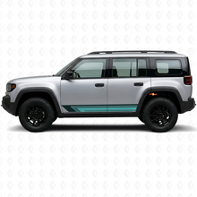 Autocollant vinyle latéral à rayures droites vintage pour Jeep Recon 2026+_2