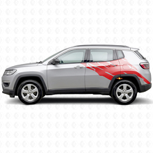 Autocollant vinyle graphique éclaboussures de boue latéral arrière pour Jeep Compass 2016+_3