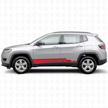 Kit d’autocollants latéraux à bandes incurvées pour Jeep Compass 2016+_3