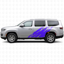 Autocollant vinyle latéral avec motif éclaboussures de boue pour Jeep Wagoneer 2022+_2