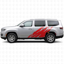 Autocollant vinyle latéral avec motif éclaboussures de boue pour Jeep Wagoneer 2022+_3