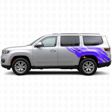 Autocollant vinyle graphique éclaboussures de boue latéral arrière pour Jeep Wagoneer 2022+_2