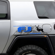 Kit d'autocollants latéraux en vinyle FJ Crawler Mountain Deer pour Toyota FJ Cruiser_2