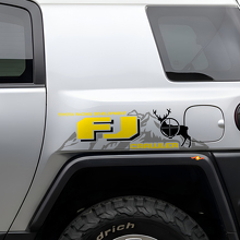 Kit d'autocollants latéraux en vinyle FJ Crawler Mountain Deer pour Toyota FJ Cruiser_4