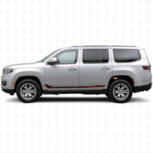 Autocollant Vinyle Bandes Latérales Style Course pour Jeep Wagoneer 2022+_3