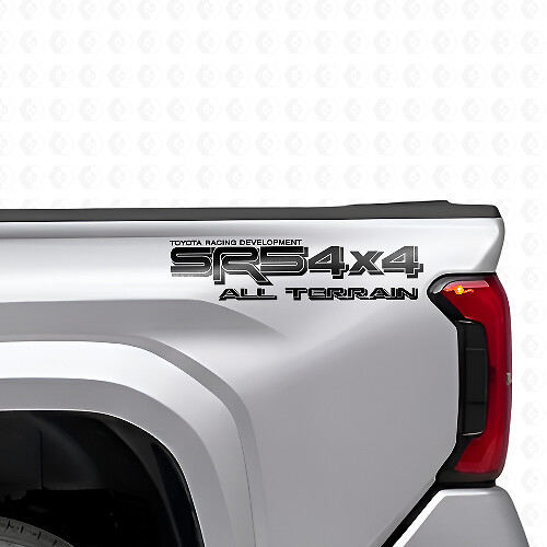Autocollant vinyle tout-terrain TRD style SR5 4x4 pour camions Toyota