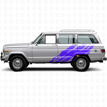 Sticker vinyle latéral avec motif éclaboussures de boue pour Jeep Wagoneer 1963-1991_2