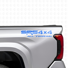 Autocollants latéraux en vinyle tout-terrain style TRD SR5 4x4 pour camions Toyota_2