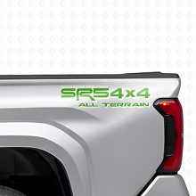 Autocollants latéraux en vinyle tout-terrain style TRD SR5 4x4 pour camions Toyota_3