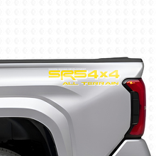 Autocollants latéraux en vinyle tout-terrain style TRD SR5 4x4 pour camions Toyota_5
