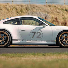 Décalcomanie latérale style course 72 pour Porsche 911 GT3_2