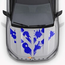 Autocollant en vinyle style éclaboussures de boue pour capot Jeep Compass 2026_2