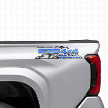 Jeu d'autocollants en vinyle SR5 4x4 All Terrain Mountain Side pour camions Toyota_2