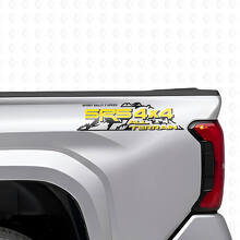 Jeu d'autocollants en vinyle SR5 4x4 All Terrain Mountain Side pour camions Toyota_5