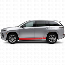 Autocollant latéral en vinyle à larges rayures montagnes pour Jeep Wagoneer S 2024+_3