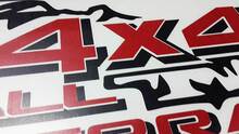TOYOTA SR5 4X4 ALL TERRAIN Mountain TRD SPORT RALLY 5 SPEED côté vinyle autocollant autocollant 3