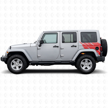 Autocollant en vinyle graphique éclaboussures de boue arrière latéral pour Jeep Wrangler JK 2007-2018_3