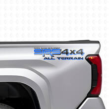 Ensemble d'autocollants en vinyle latéraux de caisse tout-terrain SR5 4x4 pour camions Toyota_2