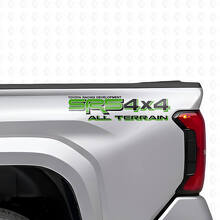 Ensemble d'autocollants en vinyle latéraux de caisse tout-terrain SR5 4x4 pour camions Toyota_3