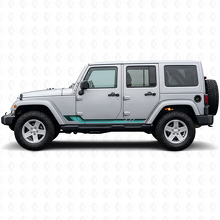 Décalcomanie vinyle à bandes latérales style vintage pour Jeep Wrangler JK 2007-2018_2