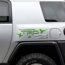 Autocollants latéraux en vinyle TRD Hunters Edition pour Toyota FJ Cruiser_3