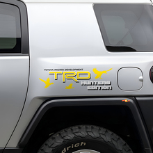 Autocollants latéraux en vinyle TRD Hunters Edition pour Toyota FJ Cruiser_5
