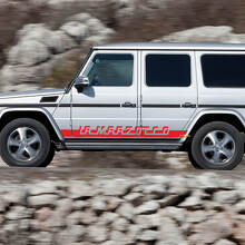 Autocollant vinyle latéral bande de course personnalisée pour Mercedes-Benz Classe G_3