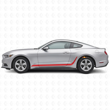 Décalcomanie latérale vinyle décorée à rayures pour Musclecar Mustang_3