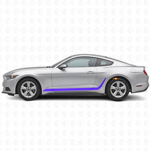 Kit de décalcomanies latérales en vinyle à rayures décorées pour Musclecar Mustang_2