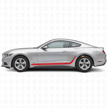 Kit de décalcomanies latérales en vinyle à rayures décorées pour Musclecar Mustang_3
