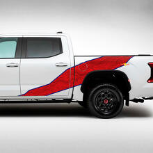 Autocollant vinyle complet carte topographique pour Toyota Tundra Hybride 2023_5