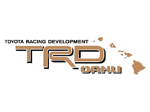2 TOYOTA TRD OAHU DECAL TOUT TERRAIN DECAL Mountain TRD course développement côté vinyle autocollant autocollant
