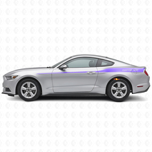 Kit d'autocollants vinyle décorés personnalisés pour bandes latérales Musclecar Mustang 2015-20_2