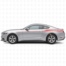 Kit d'autocollants vinyle décorés personnalisés pour bandes latérales Musclecar Mustang 2015-20_3