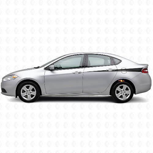 Kit de décalcomanies en vinyle à bandes latérales affinées pour Dodge Dart 2013+_1
